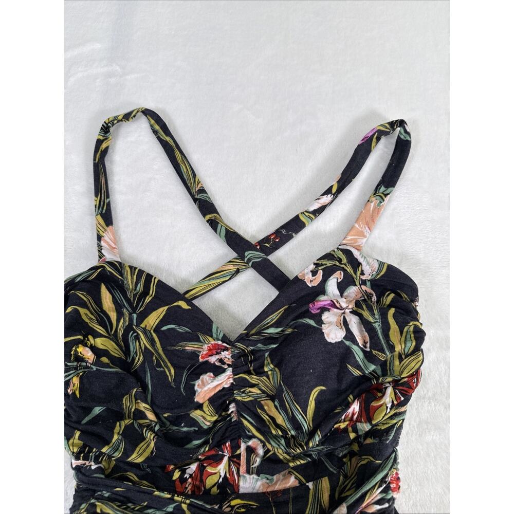 Maeve Anthropologie Gabriela Ruffled Wrap Maxi Dress Floral Print Dress Small - Picture 10 of 16